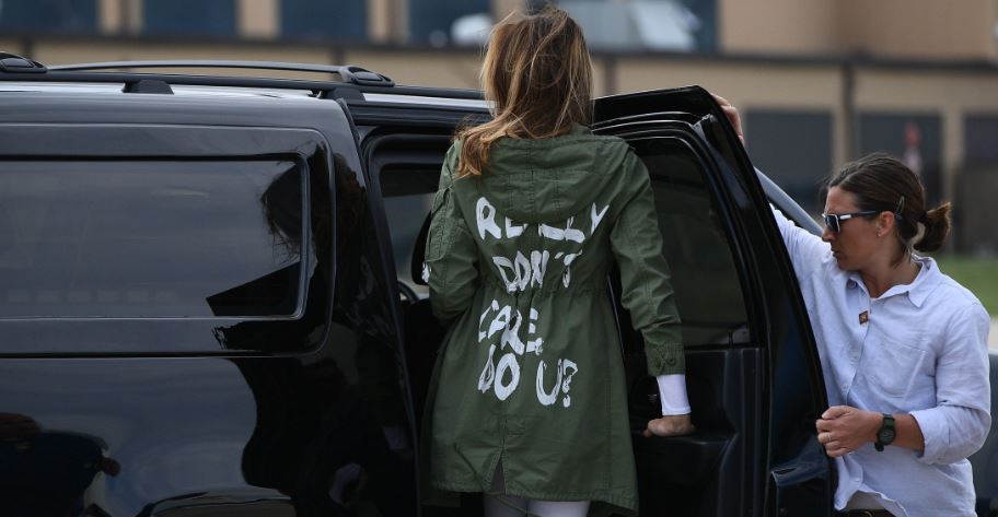 The Story Behind Melania Trump's "I Really Don't Care, Do U?" T-Shirt Controversy